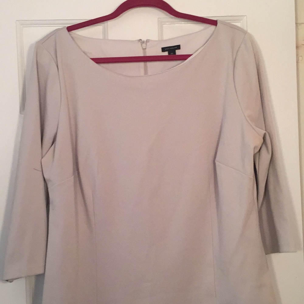 Gray Long Sleeve Blouse